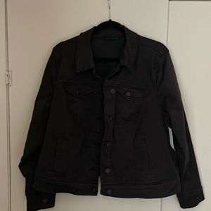 Lane Bryant size 14 black denim style jacket
